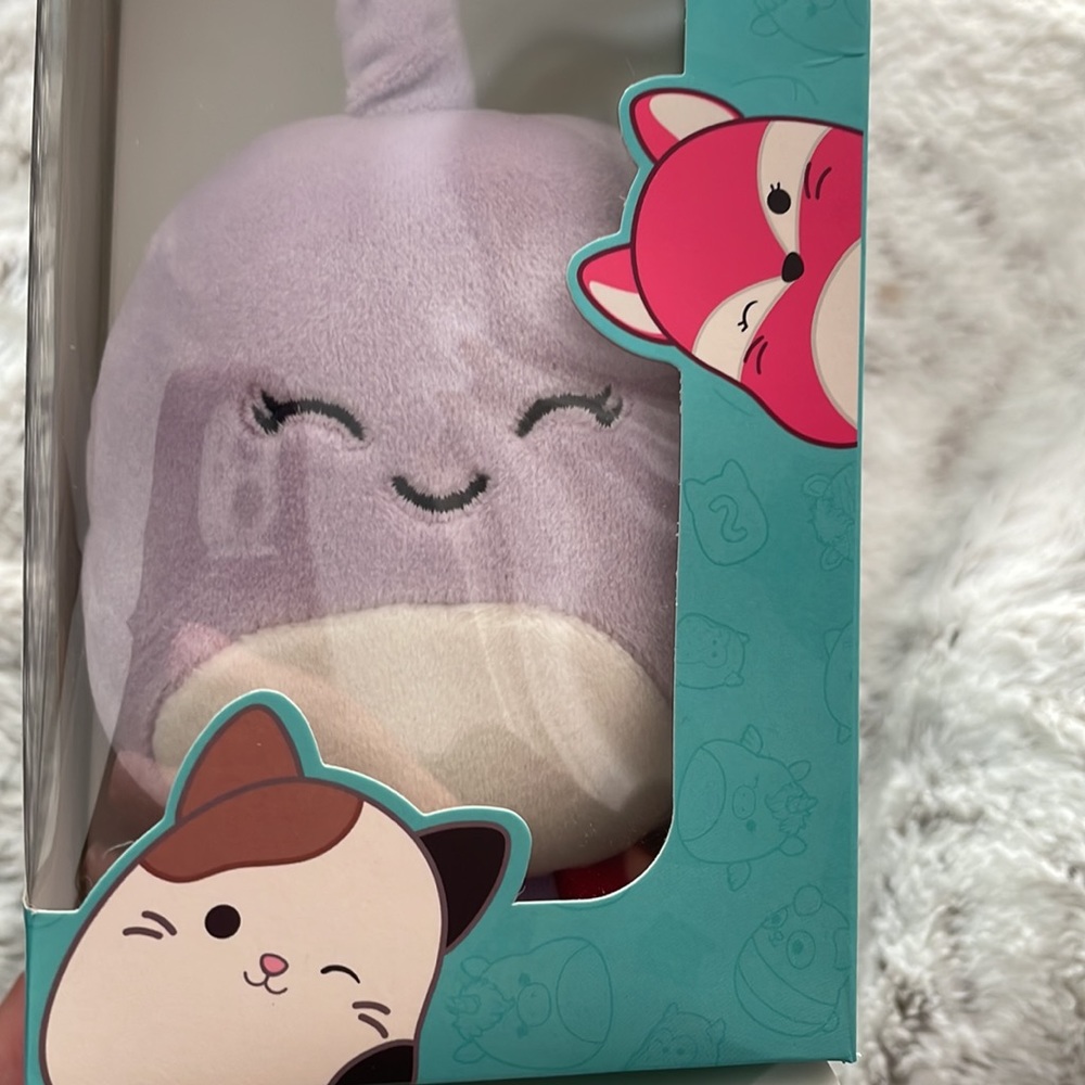 Original Squishmallows plush wired headphones